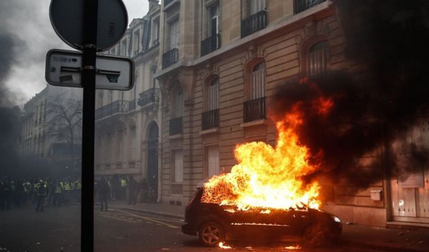 French Yellow Vest Protests Escalate