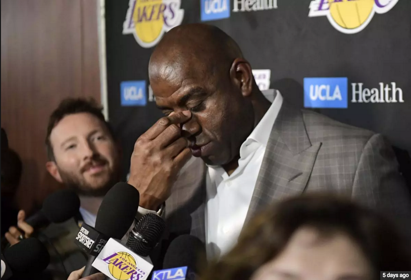 Magic Johnson Leaves the Lakers
