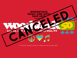 Woodstocks 50th Anniversary Festival Cancelled