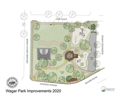 Reconstruction of Wagar Park by Harding Middle School