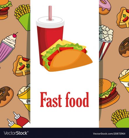 delicious fast food menu vector illustration design