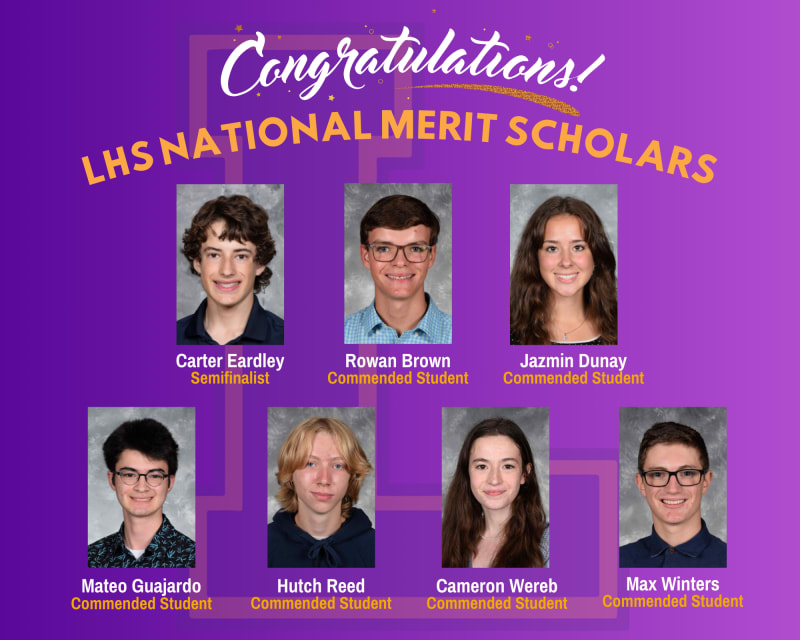All the students congratulated for their Nation Merit achievment (From Lakewood High School website)