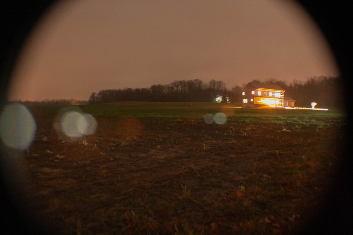 Long exposure shot of an out of season farm property in Wadsworth, Ohio