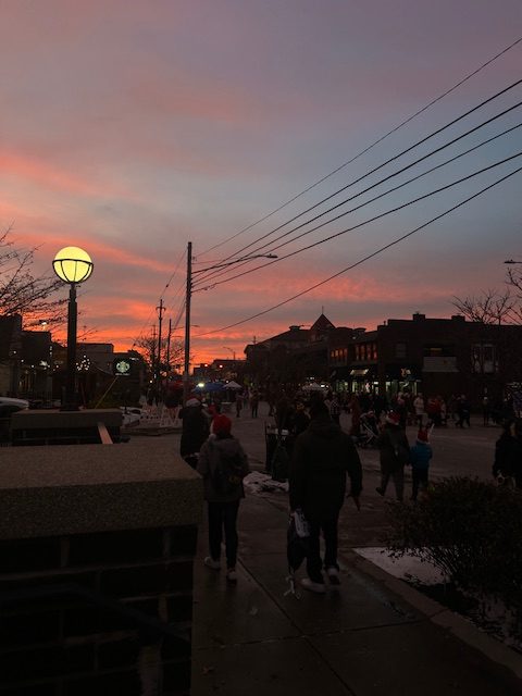 The sun is now setting with people storming the streets of Lakewood for the festival