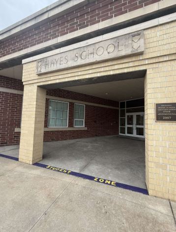 Walking beneath the Hayes School sign immediately brought memories flooding back.