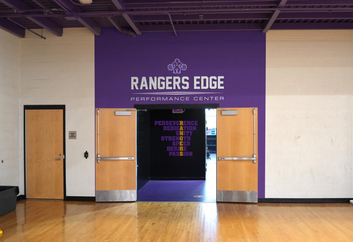 This is a mock-up design of some inspirational decals that will be added to the walls of the weight room.