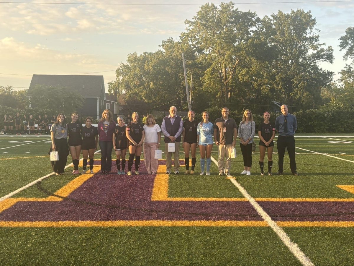 Lakewood girls' soccer Teacher Appreciation Night. 