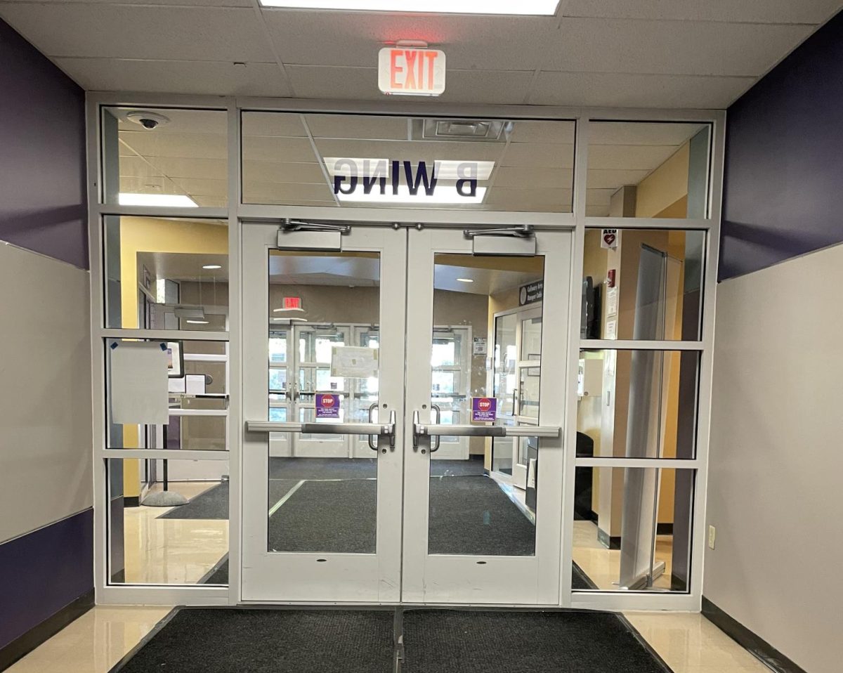 Lakewood High School doors are one example of a problem the foremen fix.