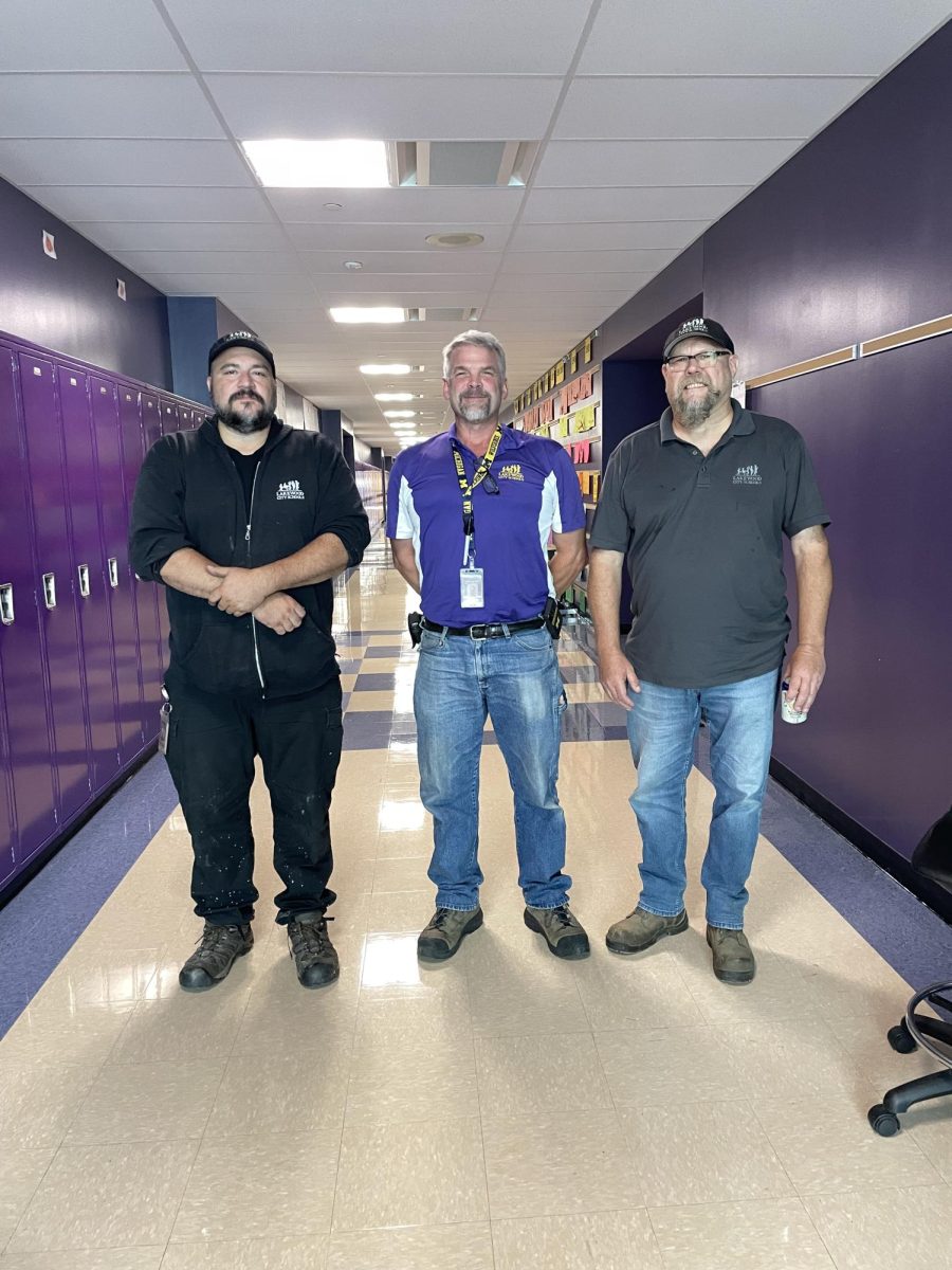 Foremen Joseph Amberik, Michael Doup, and Troy Brookover.