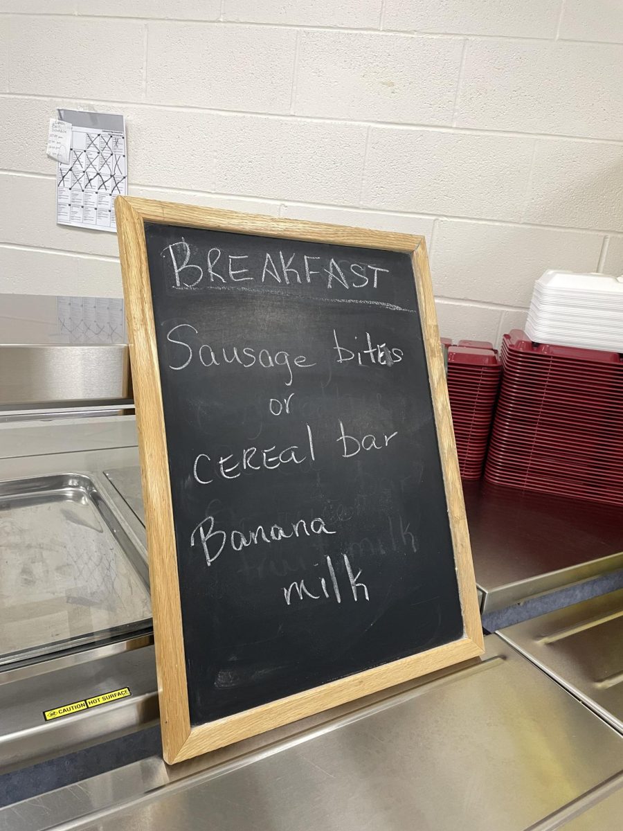 One of the meals on the breakfast menu for the week.