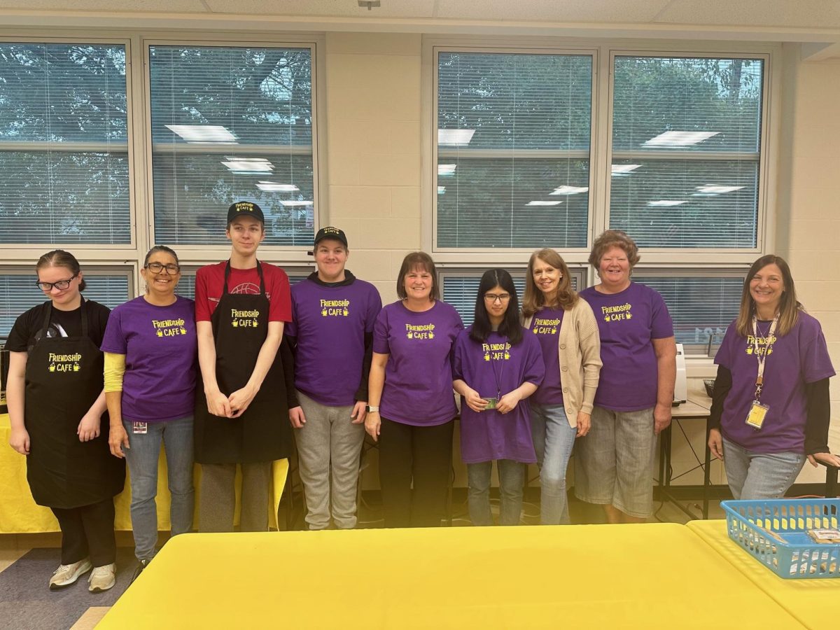 Students and staff from the M.I.L.E.S. program gather every Friday to run the Friendship Cafe.