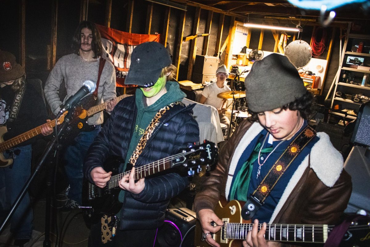 From left to right: Jacob Gaal, Patrick Toader, Sebastian Bukys, Gian Frederick, and Adam Tanina.

The group kicks off their first show after months of dedication and rehearsal.