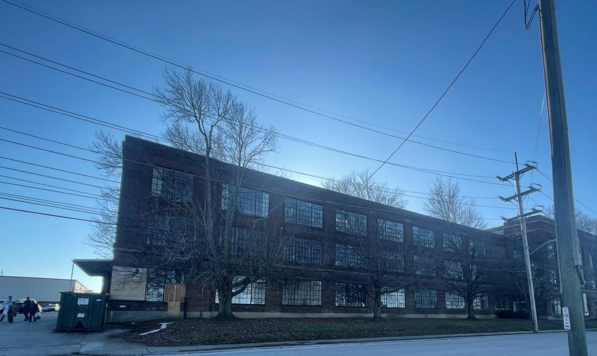 The exterior of the Screw Factory, which houses the diverse art show inside.
