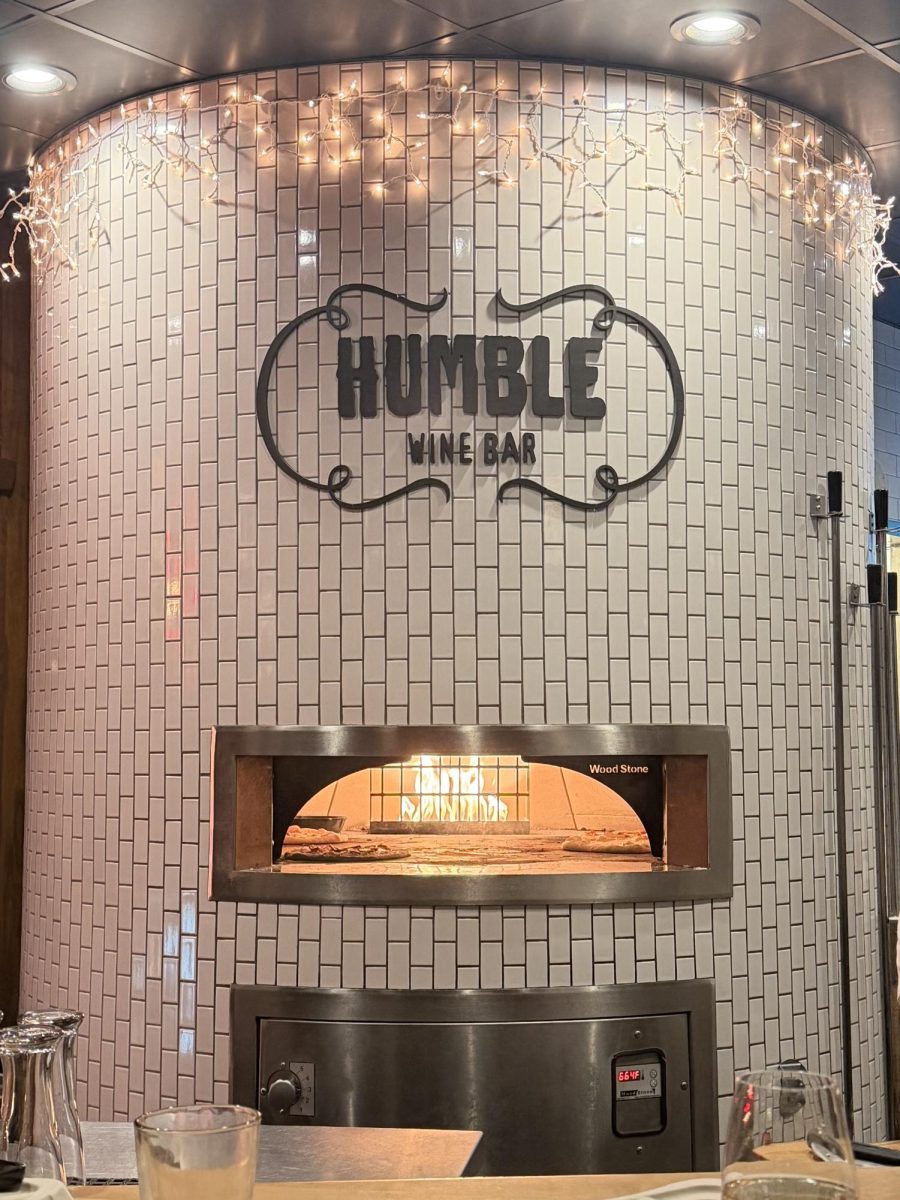 Humble's wood-fire pizza oven.
