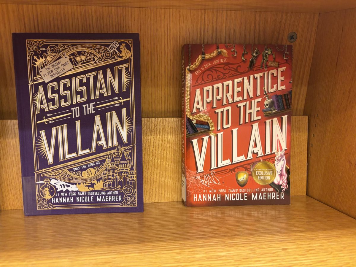 "Assistant to the Villain" series by Hannah Nicole Maehrer, which was the Love and Lore book club's book of the month.