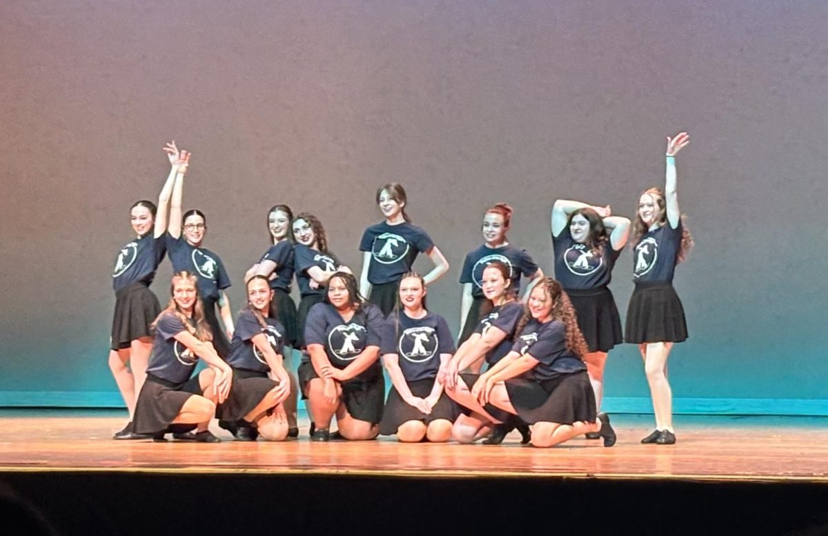 The LHS Dance Group performs their hit opener to "Beauty and a Beat."
