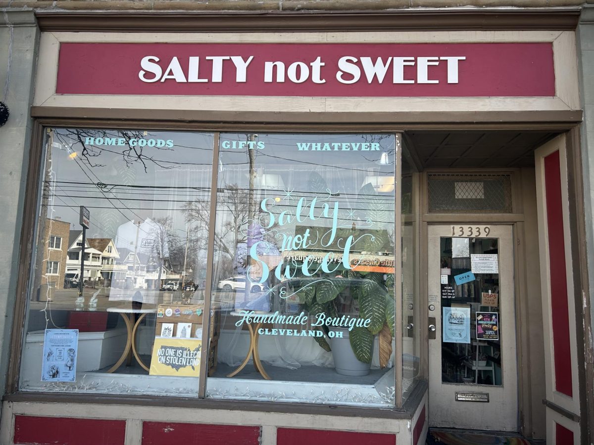 Salty Not Sweet’s storefront.