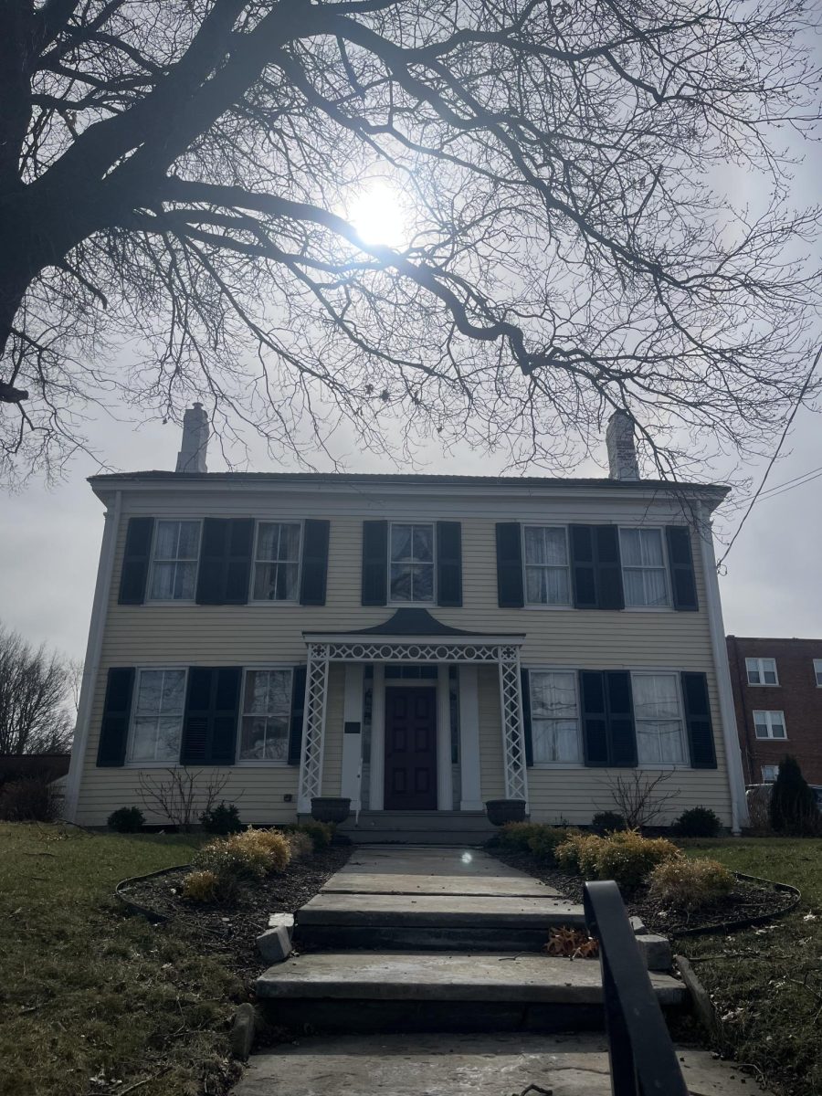 The exterior of the Nicholson House 