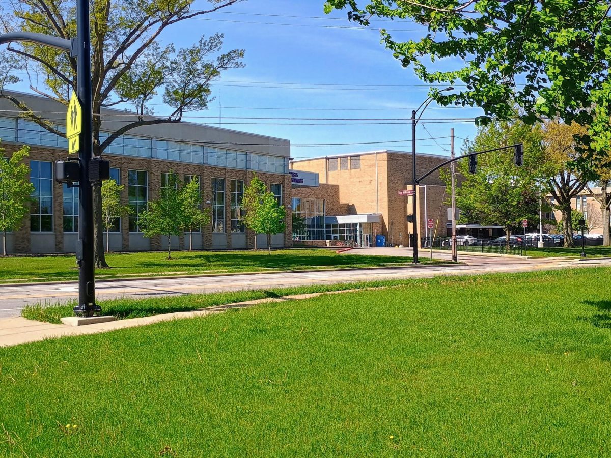 An exterior view of Lakewood High School, recognized as a Best Communities for Music Education school.